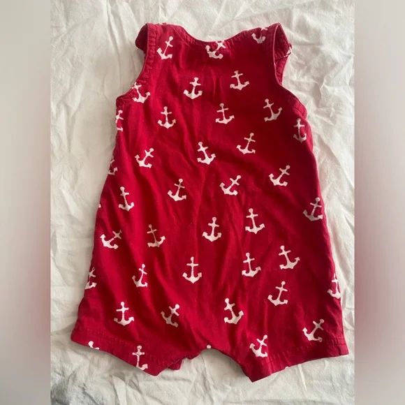 Red Anchor Kids Bodysuit - Picture 3 of 4